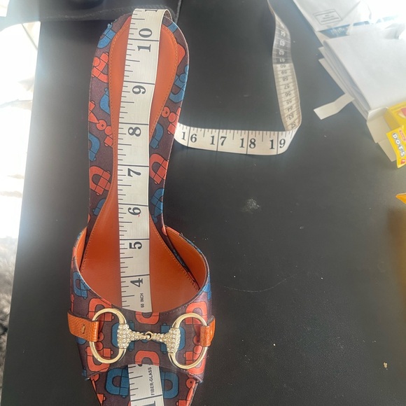 Gucci Horsebit Lizard Swarovski Crystal Mules Heels, NWOT - Picture 8 of 11